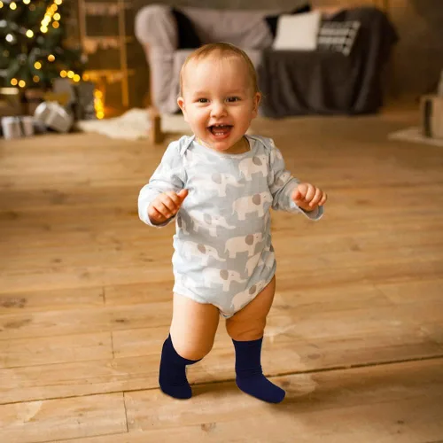Vista 6 de Calcetines para niños calcetines para recién nacidoniños pequeños para niños y niñas calcetines atléticos acogedores 24 pares 0-13 años