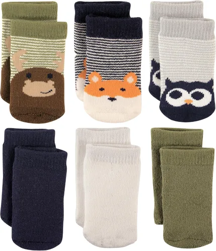 Vista 8 de Luvable Friends Conjunto de calcetines unisex para bebé recién nacido y bebé