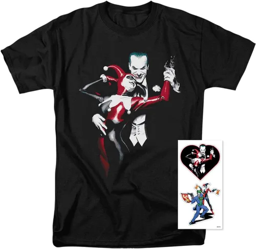 Vista 2 de Popfunk Classic Joker y Harley Quinn Dance T Shirt & Stickers