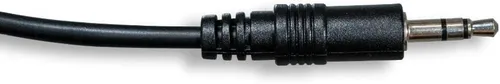 Vista 3 de Cablelera Cable de audio estéreo de 0.138 in Cable de audio 28 AWG Negro (ZCUUFEMM-06)