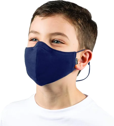 Vista 6 de Bloch unisex-child Children's Soft Stretch Reusable Face Mask With Lanyard and Moldable Nose Pad (Pack of 3)