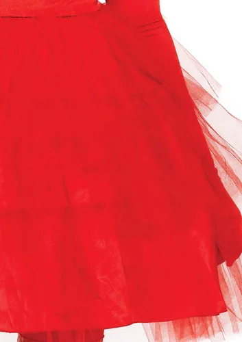 Vista 4 de Leg Avenue Disfraz de Halloween Beetle Bride de los años 80 para mujer, Rojo