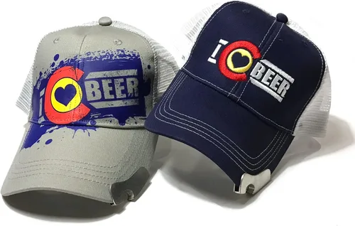Vista 4 de I Love Colorado Beer Sombrero de camionero con abrebotellas