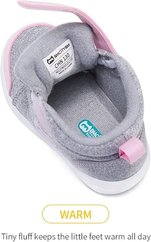 Vista 4 de BMCiTYBM Zapatos para bebé niño y niña suaves antideslizantes ligeros para caminar en el primer paso 6 9 12 18 24 meses