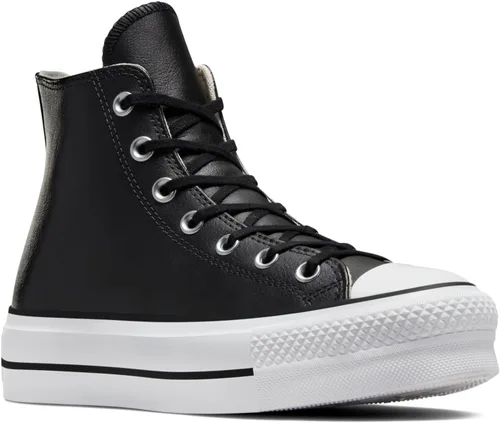 Vista 4 de Converse Chuck Taylor All Star Lift Platform - Tenis altos de cuero para mujer