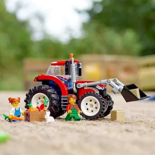 Vista 7 de LEGO City Grandes Vehículos Tractor 60287 - Juego de juguetes de construcción para niños, niñas y niños a partir de 5 años (148 piezas)