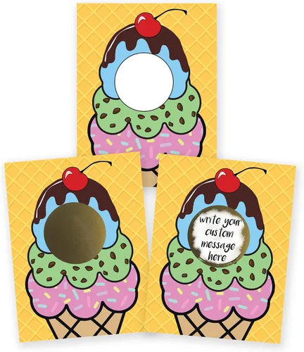 Vista 27 de My Scratch Offs 20 Boletos Dorados para el Día de San Patricio Haz tus propias Tarjetas de Rascar DIY con Adhesivos de Rascar para Boletos de Rifa