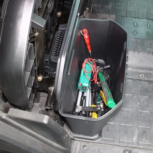 Vista 5 de Caja de almacenamiento debajo del asiento del pasajero+conductor compatible con accesorios Can-Am Defender