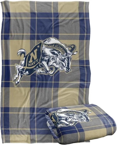 Vista 216 de LOGOVISION St John's University Campus Plaid Spirit Silky Touch Manta súper suave 36 x 58 pulgadas