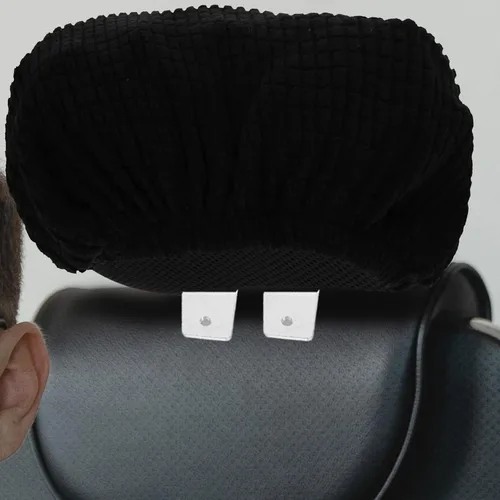 Vista 8 de VOSAREA Fundas para silla de escritorio de oficina, funda para reposacabezas de silla de computadora, funda elástica de repuesto para muebles, funda