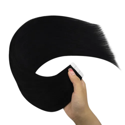 Vista 112 de YoungSee Extensiones de Cabello Humano con Cinta Balayage Extensiones de Cabello con Cinta Marrón Oscuro Extensiones de Cabello con Cinta Ombre