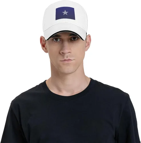 Vista 4 de QIZYOQA Bonnie Blue Flag Knitting Effect Baseball Cap for Men Women Adjustable Funny Dad Hat