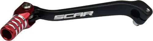Vista 5 de Palanca de cambio plegable SCAR de engranajes forjada Compatible con Honda CRF 110 CRF110 CRF110F 13-26 - Rojo