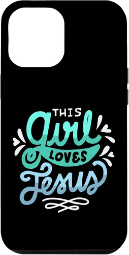 Vista 6 de Funda para iPhone 15 This Girl Loves Jesus Christian Faith Women