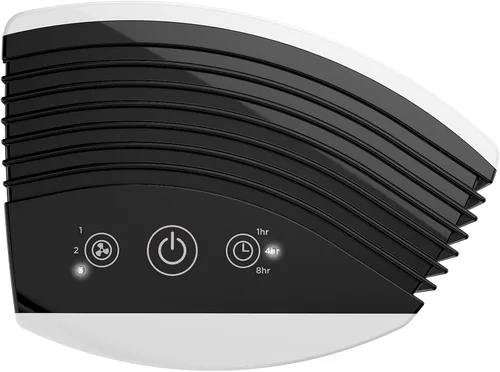 Vista 8 de Lasko LP200 - Purificador de aire de escritorio HEPA con temporizador para un entorno doméstico más limpio y fresco, filtración de 2 etapas que