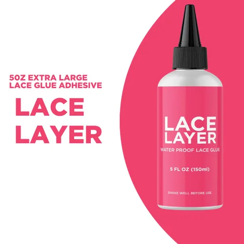 Vista 8 de Lace Layer Adhesivo para peluca de encaje, 5 onzas, pegamento invisible para pelucas de encaje, frontales y cierres, pegamento frontal de encaje