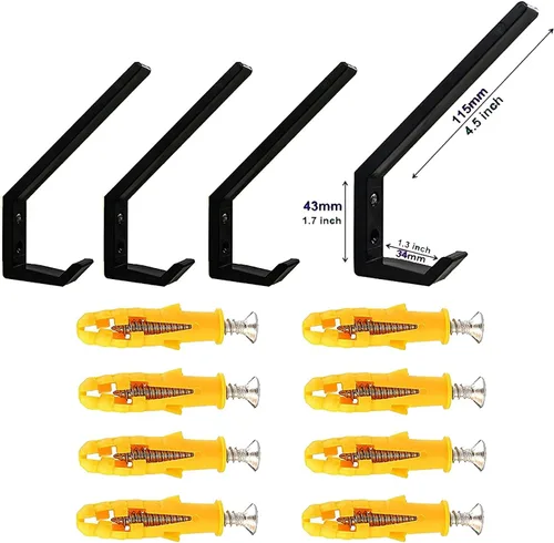 Vista 2 de AUXPhome Soporte de pared multiusos para almacenamiento en el hogar, soporte de pared para snowboard, para snowboard, longboard y cascos, fácil