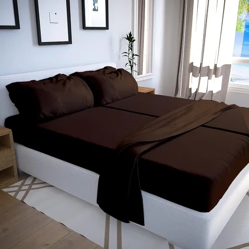 Vista 35 de Cottington Lane Juego de sábanas de 4 piezas tamaño individual, ropa de cama de microfibra ultra suave con bolsillo profundo de 16 pulgadas
