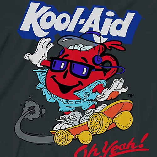 Vista 2 de Kool-Aid Camisa Oh Yeah para mujer con estampado de teñido anudado de Oh Yeah