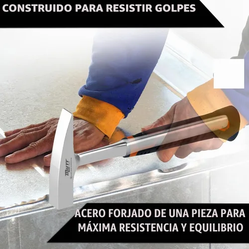 Vista 4 de Mutt Tools - Martillo de chapa metálica de 18 onzas para HVAC