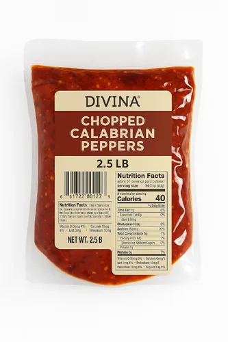 Vista 7 de DIVINA Pimientos Pimientos Calabreses Picados (Paquete de 1)