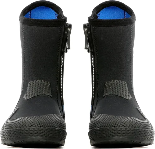 Vista 4 de AQUALUNG Unisex Superzip Dive Boots - Warm Ergonomic Protective Neoprene Scuba Diving Boots with Non-Corrosive YKK Zippers, Elastic Cuff Binding &