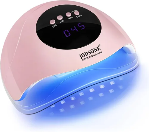 Vista 12 de JODSONE Lámpara de uñas LED U V, secador de uñas para esmalte de gel, luz LED con sensor automático y 4 temporizadores