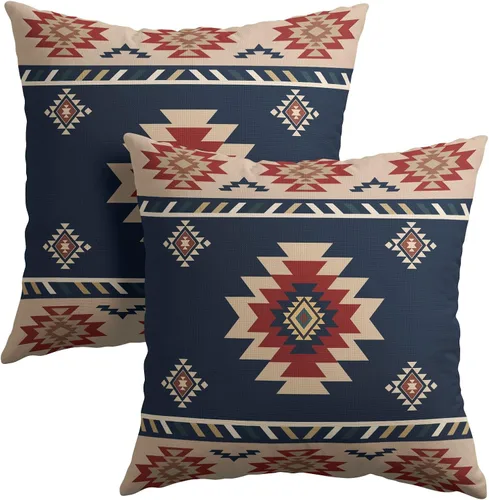 Vista 39 de Fundas de cojín decorativas con temática de verano náutica costera de 12 x 12 pulgadas, juego de 2 fundas de cojín de color aguamarina azul verdoso
