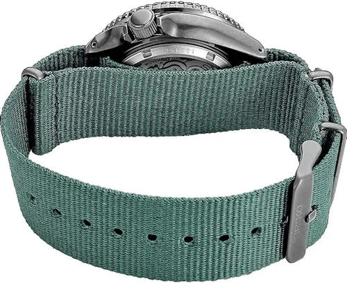 Vista 4 de Seiko 5 Sports SRPD77K1 - Reloj para hombre color verde de acero automático Azul