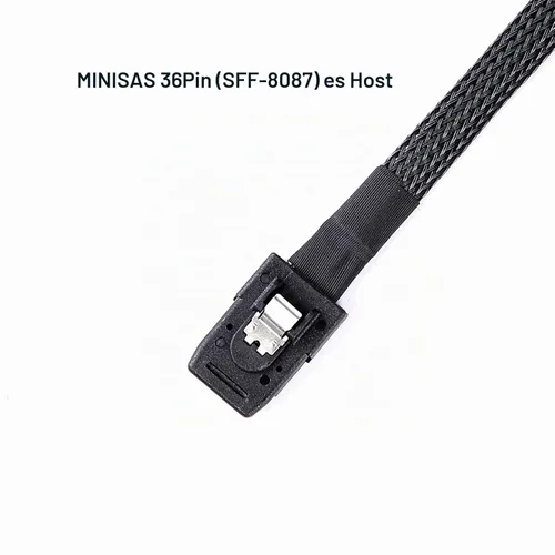 Vista 2 de Cable ADCAUDX Mini-SAS a SAS: 0.5M SFF-8087 a SAS SFF-8087 a SFF-8482
