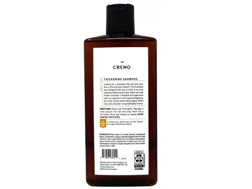 Vista 4 de Cremo Champú espesante para hombres, enebro y eucalipto, 16 onzas líquidas