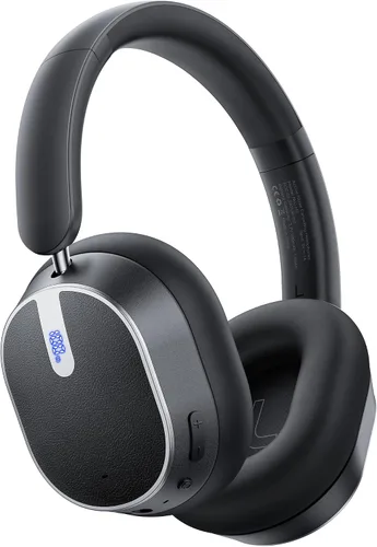 Vista 9 de Auriculares híbridos con cancelación activa de ruido, auriculares inalámbricos de 120 horas de reproducción, Bluetooth 6.0 con pantalla de Perla