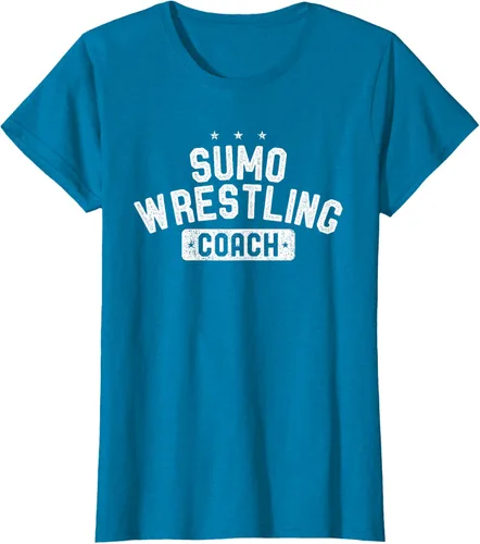 Vista 95 de Camiseta vintage de lucha libre Sumo Entrenador de lucha libre, Negro, S