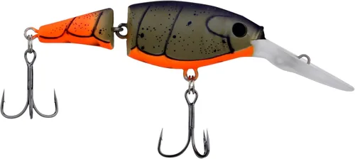 Vista 9 de Berkley Flicker Shad Jointed Fishing Hard Bait Negro plateado