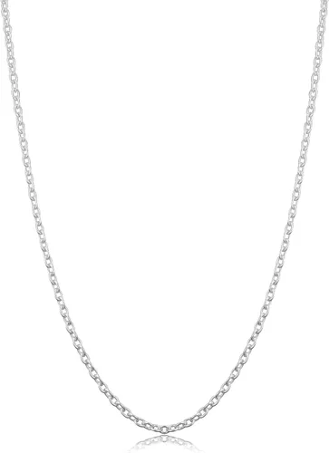 Vista 11 de Kooljewelry Collar de plata de ley u oro amarillo sobre plata de ley para mujer (0.047 in, 0.063 in o 0.083 in)