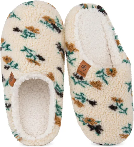 Vista 14 de EverFoams - Zapatillas de casa para mujer, suaves y cómodas, con espuma viscoelástica, para interior Beige
