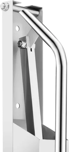 Vista 5 de Extrusora de arcilla, extrusora de arcilla suave de acero inoxidable con 4 moldes y mango para colgar en la pared, extrusión de barro, herramienta