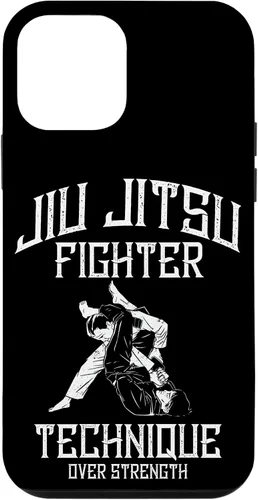 Vista 16 de Martial Arts MMA Fighter Technique Over Strenght Jiu Jitsu Case for iPhone 16