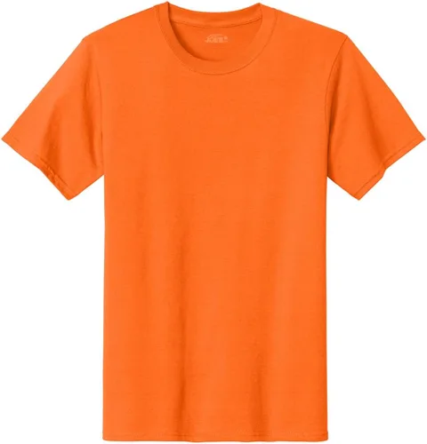 Vista 6 de Joe's USA Playeras pesadas de 6.1 onzas, 100% algodón para hombres en tallas regular, grande y alta Negro azabache