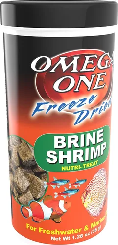 Vista 3 de Omega One Camarones en salmuera liofilizados, 1.28 oz