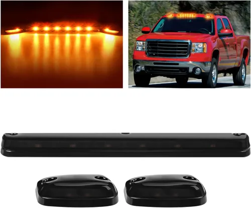 Vista 28 de Nilight Luz de Marcador Lateral Ovalada de 2.5 Pulgadas 10PCS Ámbar 2 Diodos LED Luces de Guardabarros y Separación de Remolque Impermeables