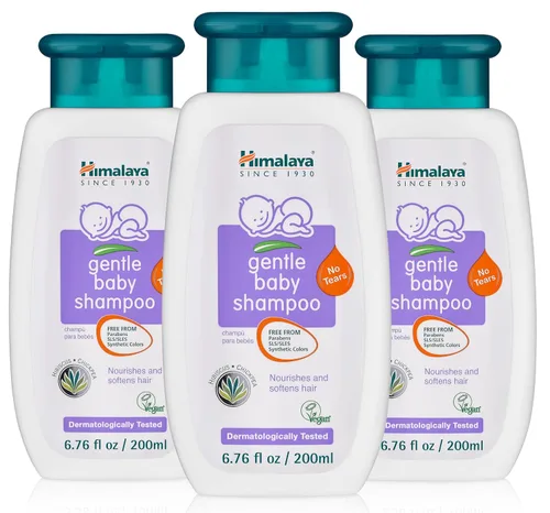 Vista 12 de Himalaya Gentle Baby Bath, Baby Wash, libre de parabenos, SLS/SLES y ftalatos (6.8 fl oz 1-PACK)