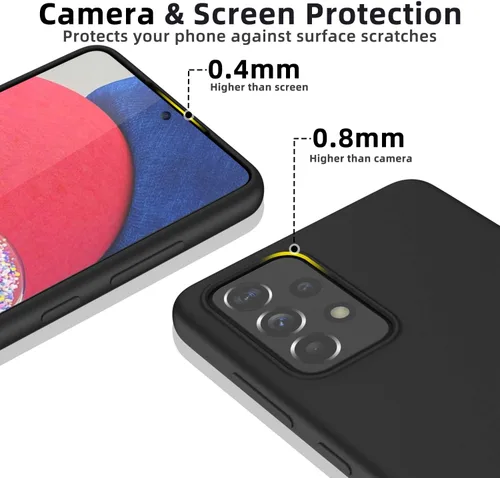 Vista 3 de X-level Samsung A52 Case 4G & 5G Slim Fit Soft TPU Super Ultra Thin [Guardian Series] A52 Funda protectora ligera con acabado mate, funda compatible