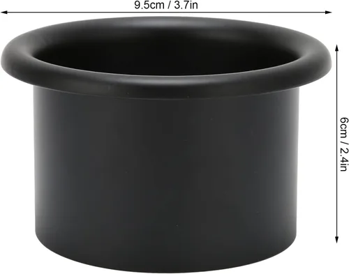 Vista 2 de Ymiko 3 1 4 soporte para secador de pelo pulgadas rizador 3 goma 4 insertos secador de pelo negro soplado metal encimera ojales anillos