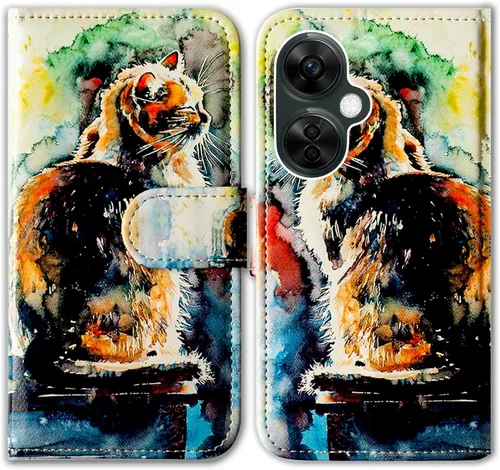 Vista 29 de Bcov Funda para Oneplus Nord N30 5G, diseño de pájaro negro y verde con tapa para teléfono con ranura para tarjeta y soporte para OnePlus Nord N30 5G