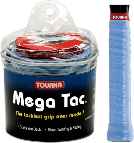 Vista 8 de Tourna Mega Tac Extra Tacky Overgrip - Paquete de 30