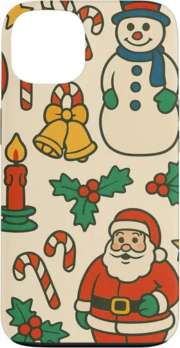 Vista 7 de Patrón retro de los años 90, decoración nostálgica de vacaciones para iPhone 16