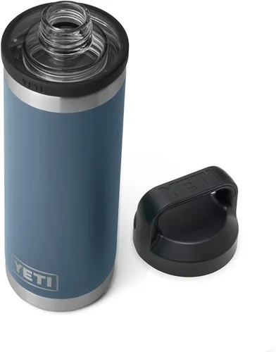 Vista 37 de YETI Rambler Botella de 18 oz, aislada al vacío, de acero inoxidable con tapa Chug, negro