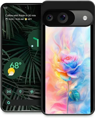 Vista 257 de Compatible con Google Pixel 4A 5G Mobile Case Creative Acrylic Back Panel Silicona Edge Case Slim Protección Especialmente para Google Pixel 4A 5G