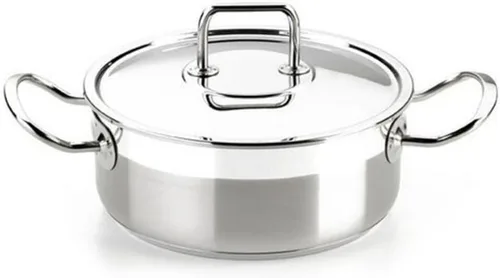 Vista 8 de BRA Cazuela Profesional Con Tapa Acero Inoxidable Profesional 18 Cm